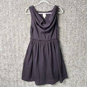 Ric Rac Dress Women’s Medium Purple Waffle Weave Textured Sleeveless Fit & Flare